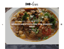 Tablet Screenshot of foodpluslove.com